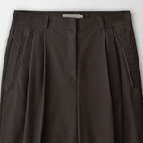 May pintuck slacks (brown)