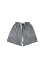 Dark Gray Washing Oversized Fit Shorts
