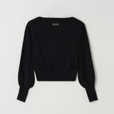 emma puff knit (black)