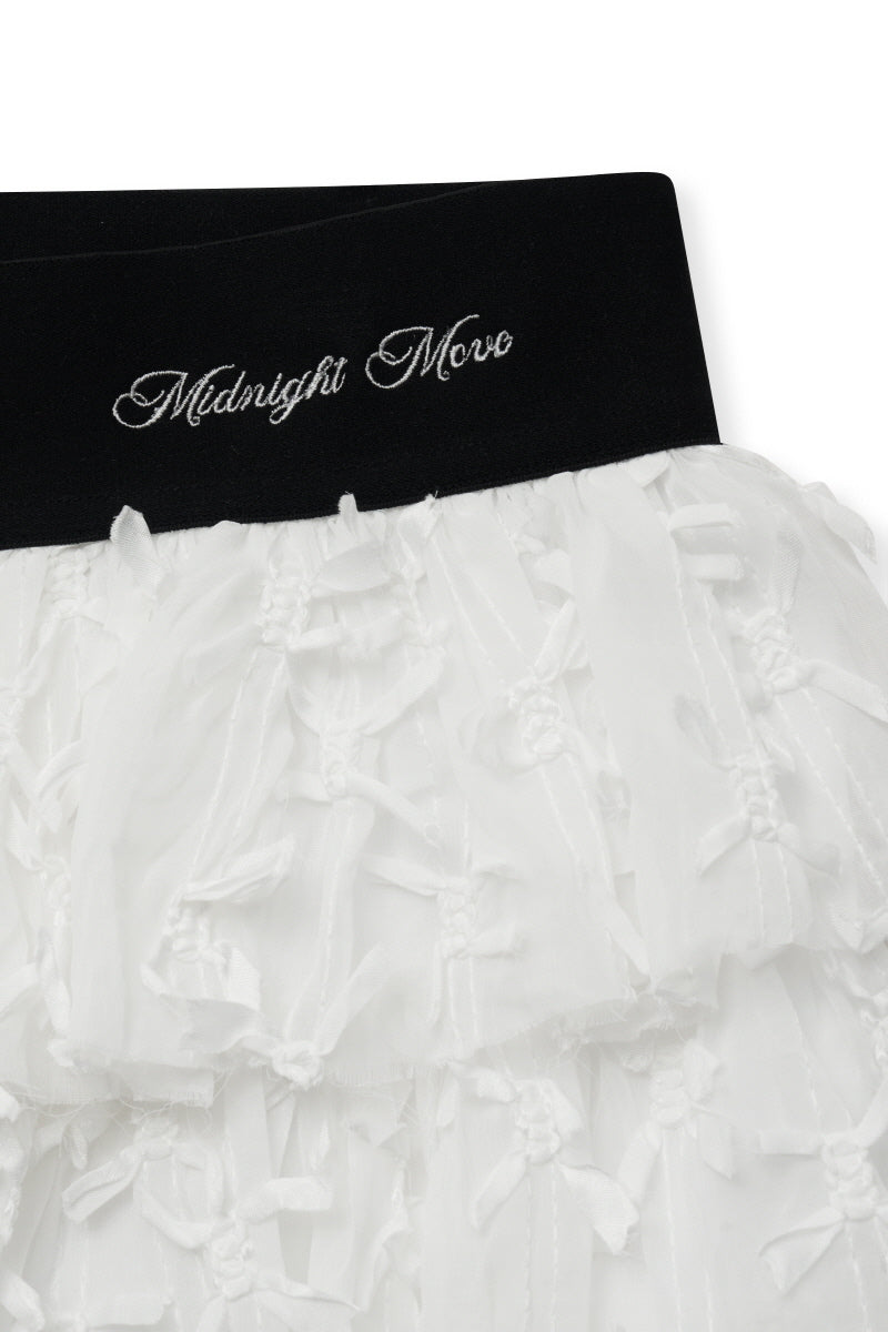 ribbon skirt (white)