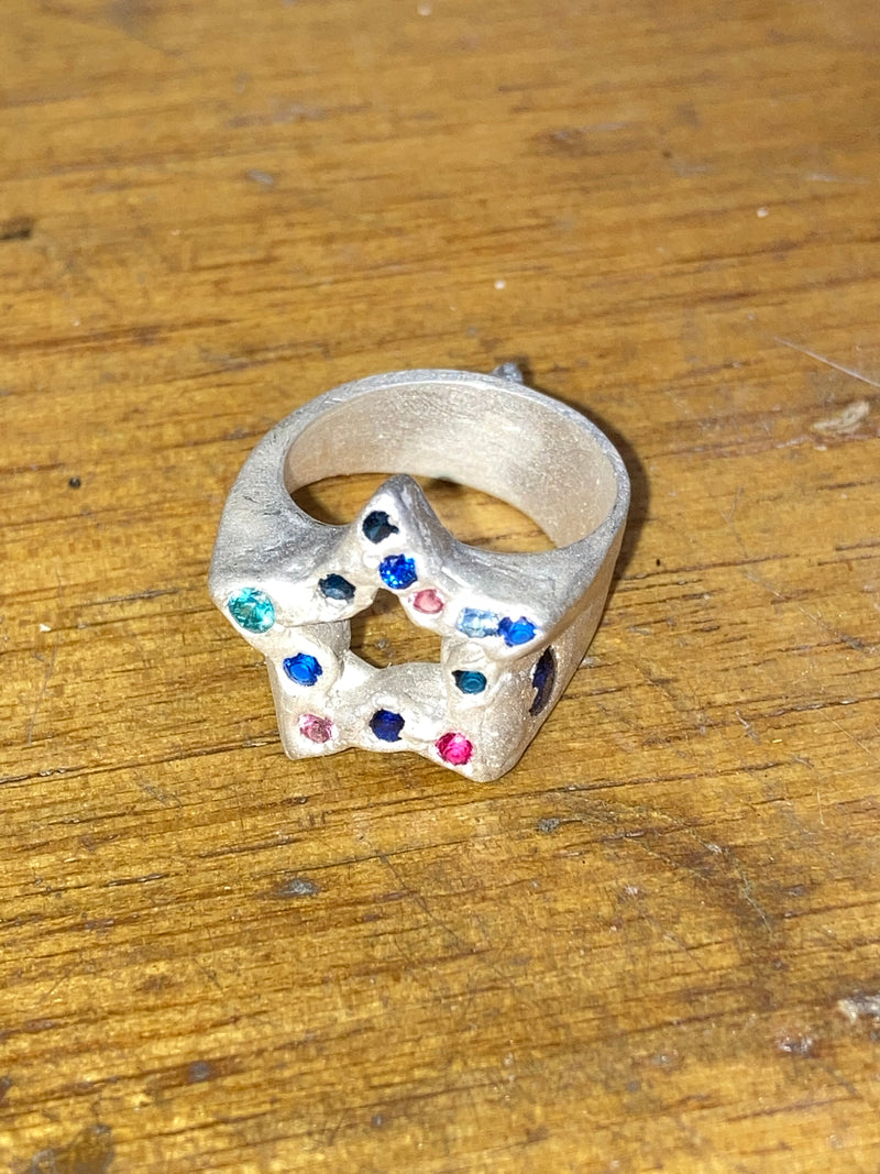 Lucky Star Ring(Blue)