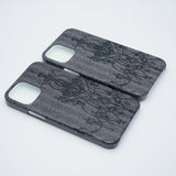 [MADE] lace black hard phone case (matt)