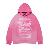 [24SS] The Powerpuff Girls x acmedelavie magazine spray washing hoodie PINK