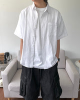 Stay Linen Short-Sleeved Shirt