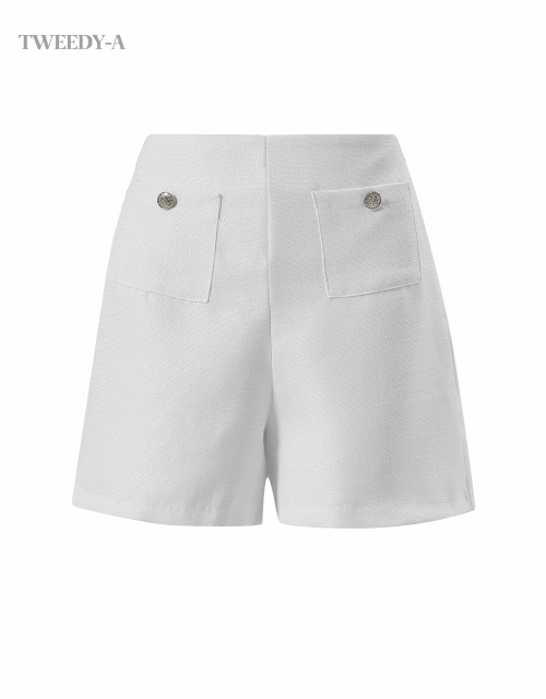 Spine Summer Double Pocket High-Waist Shorts 2Colors