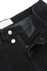 Two Button Denim Half Pants [2color]