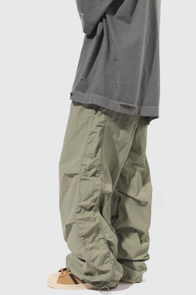 W.Side Shirring String Pants [3color]