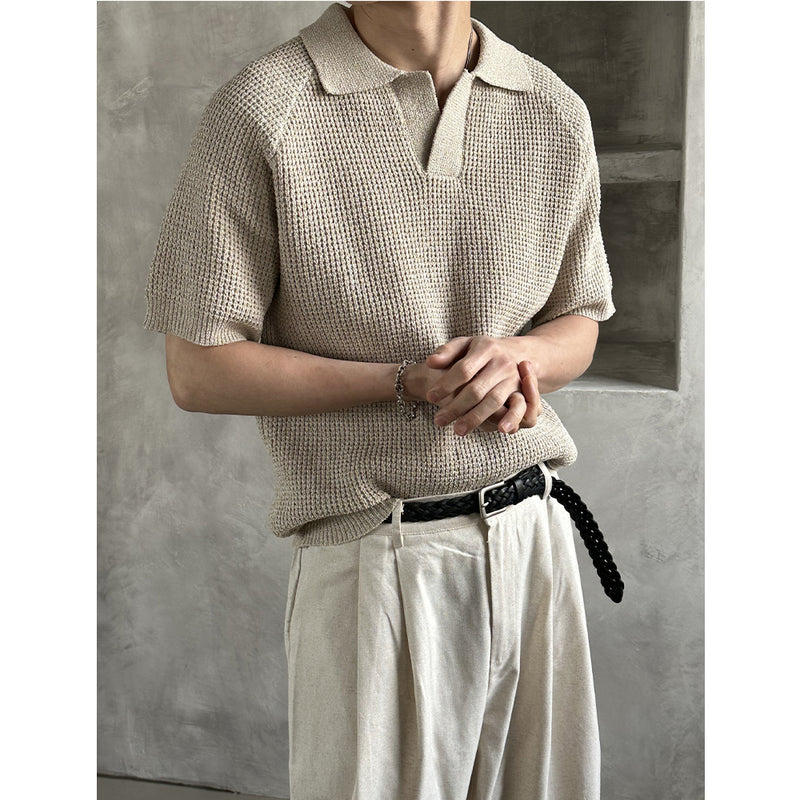 [S/S] Linen raglan open kara knit(4color)