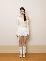 ケイトラップスカート / Kate wrap skirt (White)