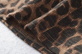 brown leopard sleeveless top