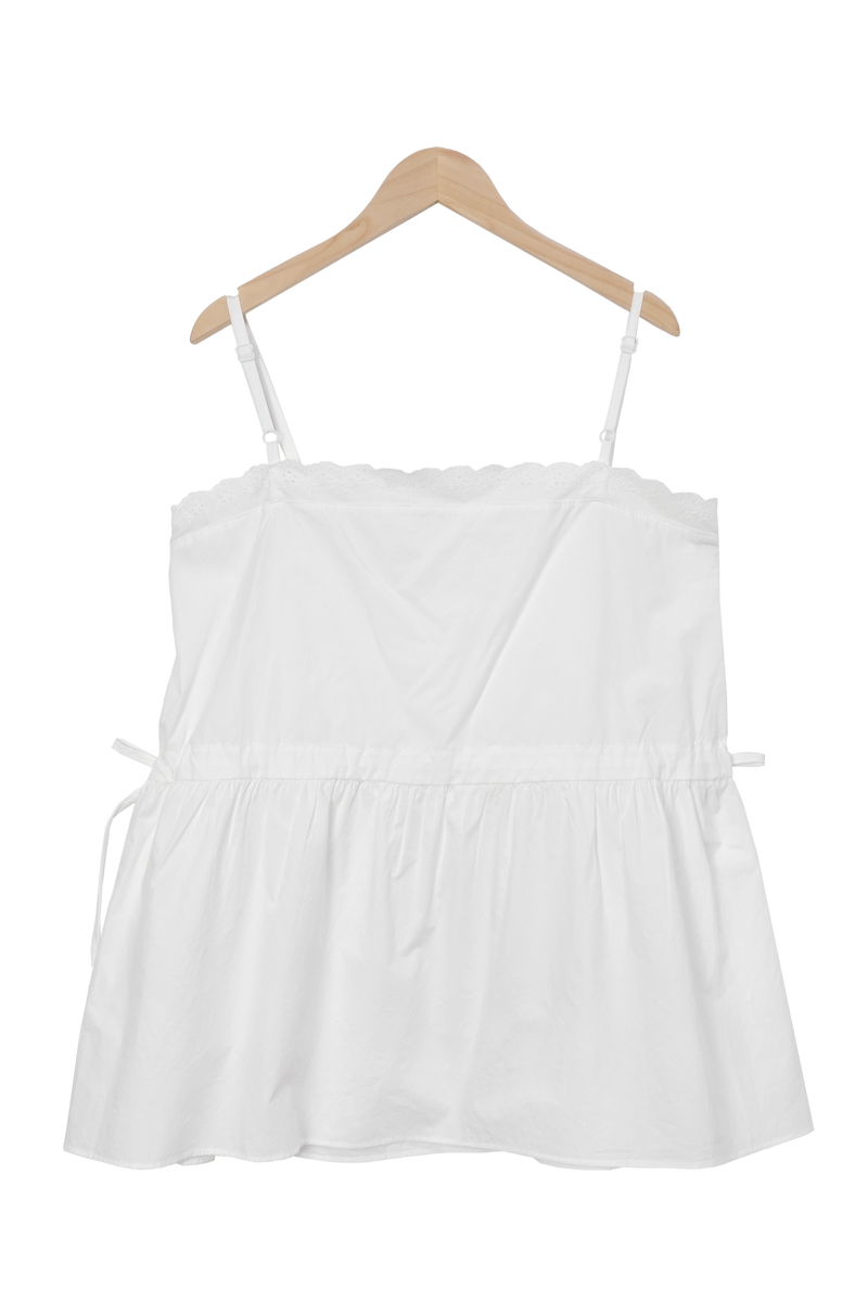 Follett Sleeveless Layered Bustier Ribbon Summer Mini Dress
