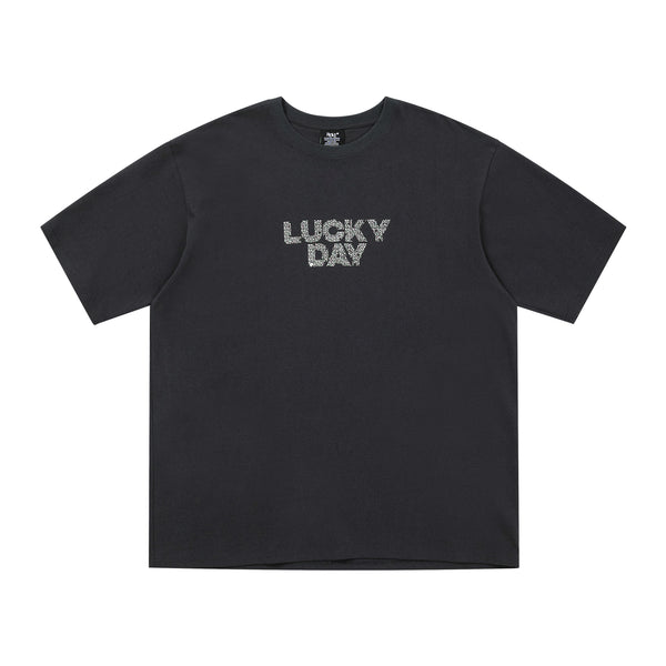 Lucky Day Clover Tshirts Charcoal
