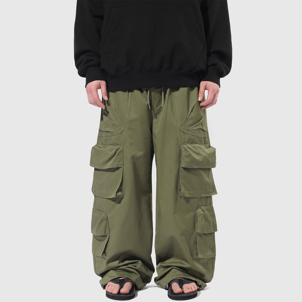 Military Cargo String Pants [3color]