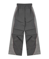 CURVED L PINTUCK PANTS (GRAY)