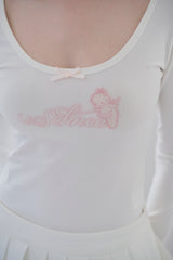 Schnee Baby Angel T Shirt - Baby Pink
