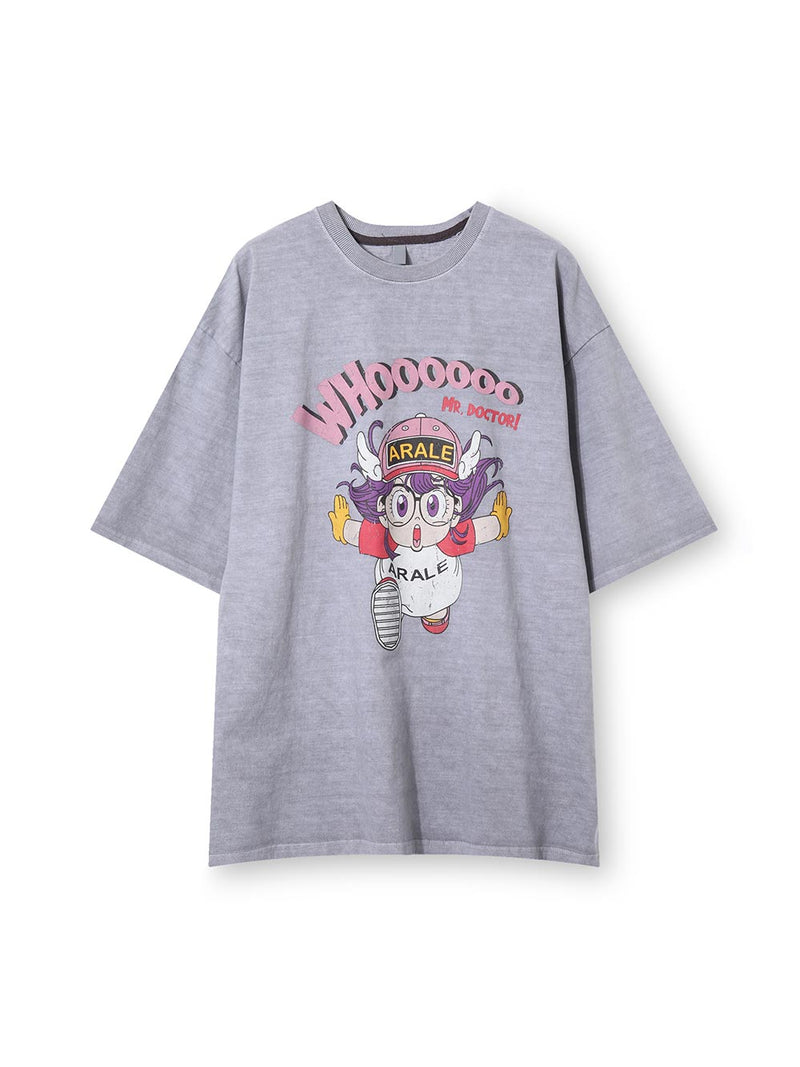 スランプピグメントショートスリーブTシャツ (2color)