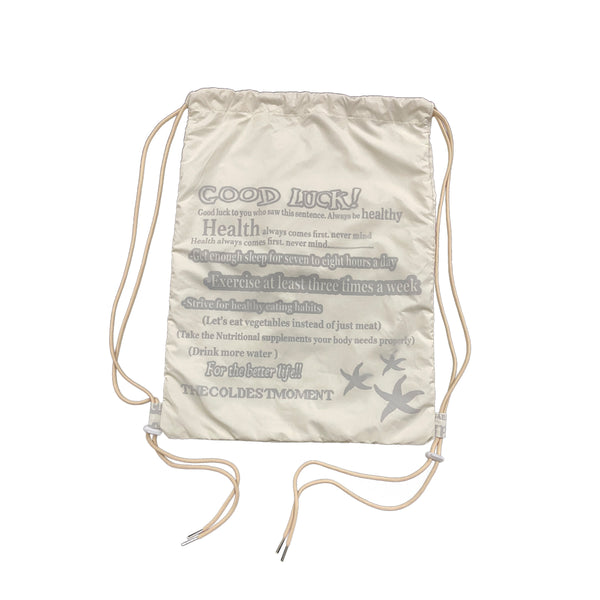 TCM starfish reversible gym sack (ivory)