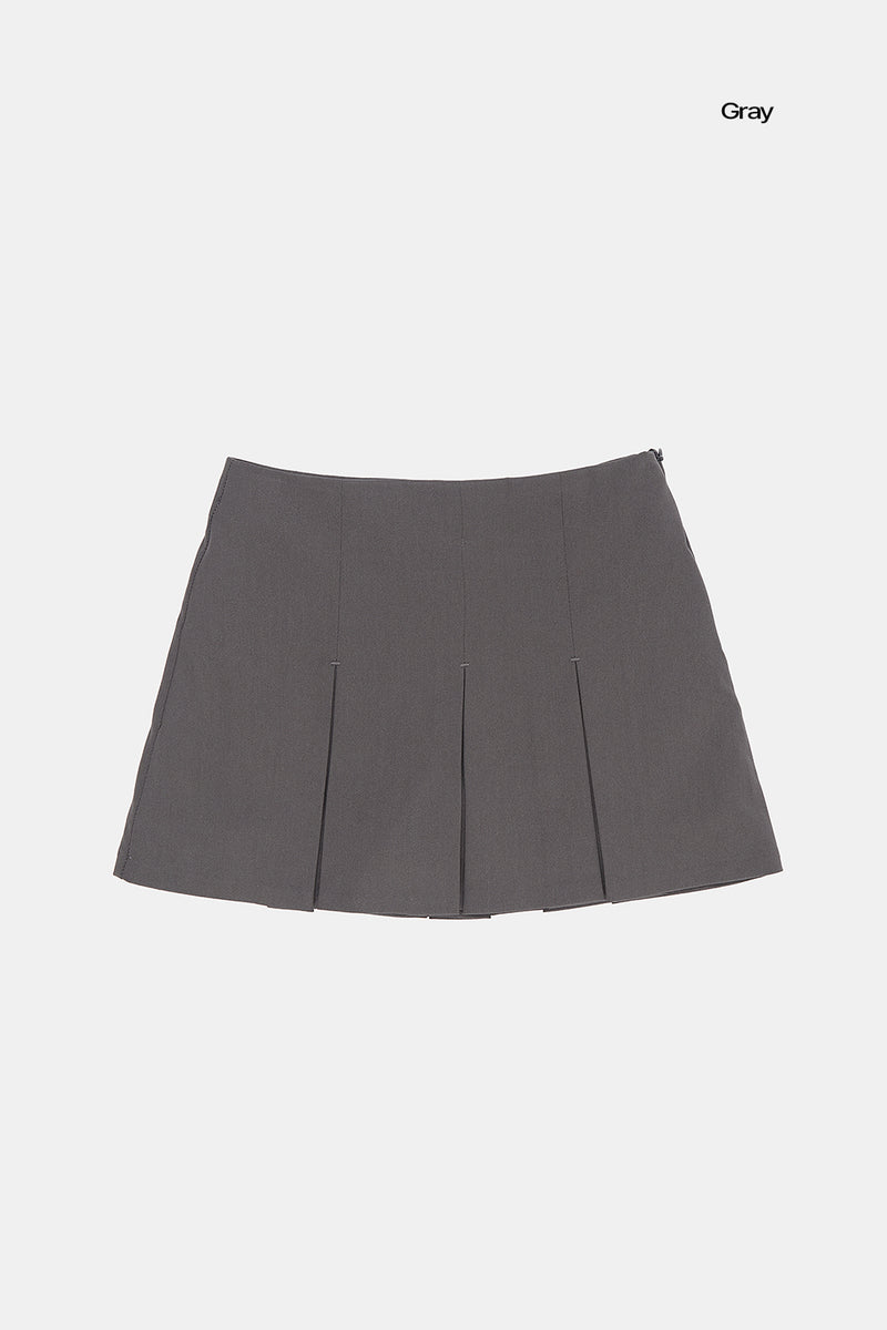 Saint pleated mini skirt pants