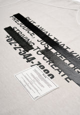 BBD ヒデンスローガンピグメントロングTシャツ（サンド）