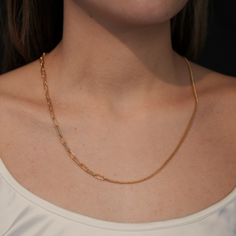 shine through necklace (curve)