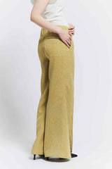 Front slit trouser (Yellow)
