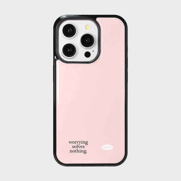 holiday epoxy bumper case (baby pink)