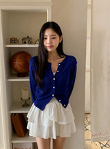 Cool Summer Round Knit Cardigan (6color)