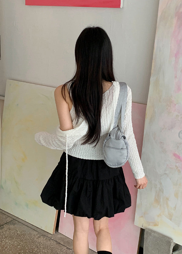 [SHOPPERMADE] Pretty Ribbon Balloon Mini Skirt (2color)