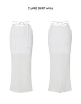 CLAIRE SKIRT white