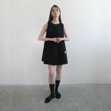 Black Ruffle Mini Dress