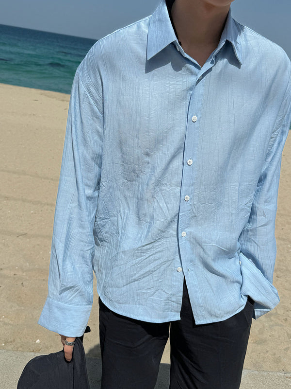 ASCLO Leyto Natural Pleats Shirt (6color)