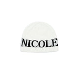 CASHMERE LETTERING JAQUARD BEANIE_IVORY