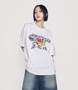 [24SS] The Powerpuff Girls x acmedelavie  logo t-shirts WHITE