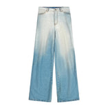 FMACM24SS Gradient Halo Washed Straight Leg Jeans 