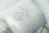 Azulejo Collection logo lettering print cushion