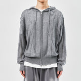 Parson Knitted Zip Hoodie (4color)
