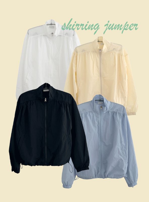 Summer Aurora Shirring Jumper (4 colors)