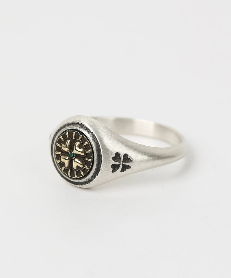 Clover symbol ring G (925 silver)
