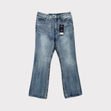 MG626,627 Pintuck Flare Jeans (2 colors)
