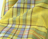 Geek chic yellow check mesh dress