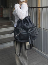 デイリーマルチポケットシスルショルダーバッグ / Daily Multi-Pocket Thistle Shoulder Bag