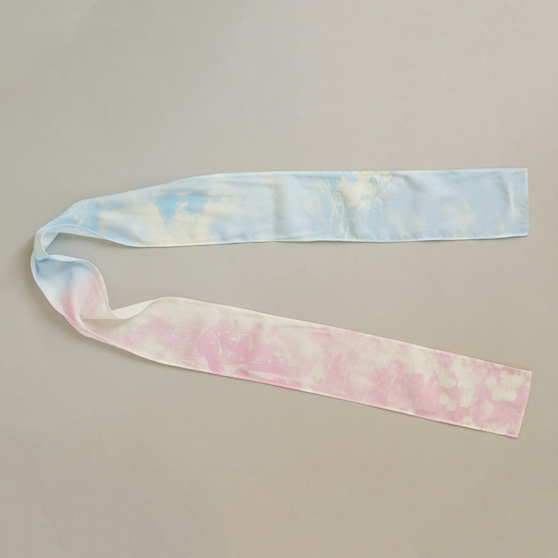パステルピンクスカーフ / pastel pink scarf