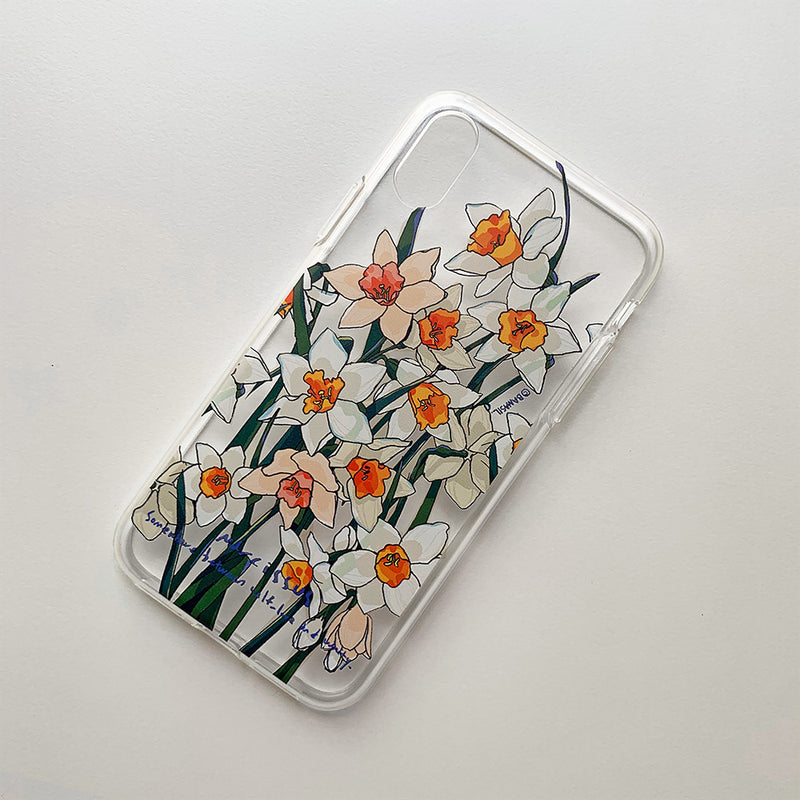Narcissus / jelly case iPhone Galaxy (6612299087990)