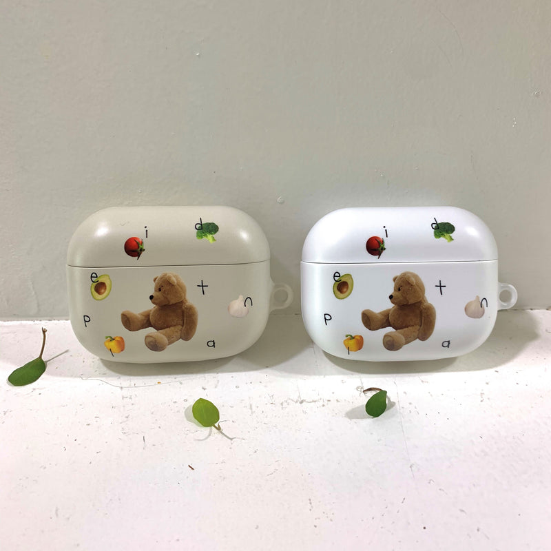 ダイエットベアAirPodsケース / diet bear airpods case (white)