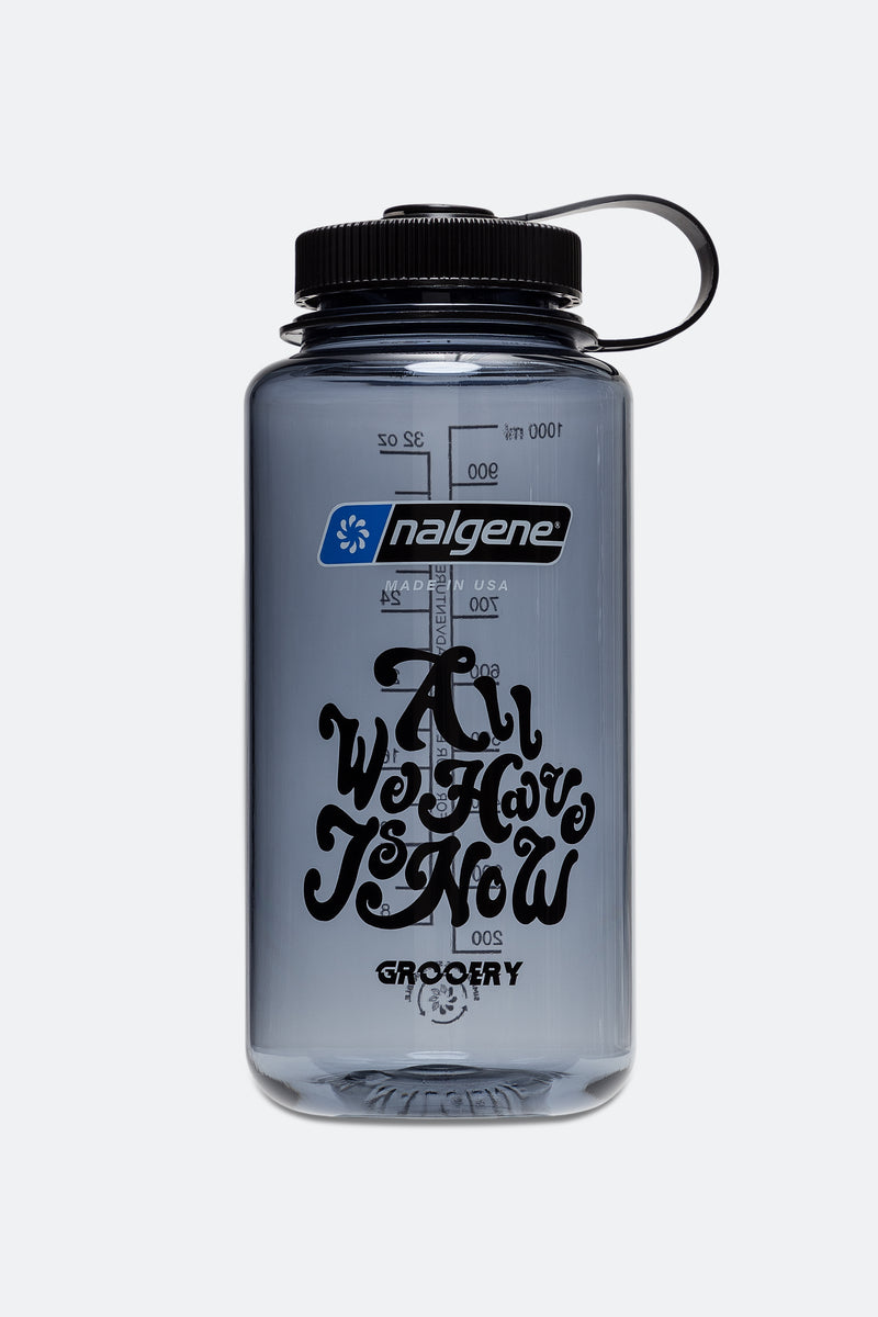 GROCERY ALL WE HAVE IS NOW NALGENE WIDE MOUTH BOTTLE 1000ml / BLACK