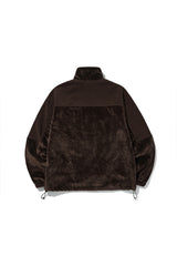 2トーンベロアジャケット/Two tone velour jacket [black]