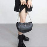 ミランチェーンレザーショルダーバッグ / Milan chain leather shoulder bag