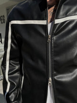 レーサーレザージャケット/Racer Leather Jacket (Black)