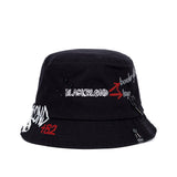 ボーダーグラフィティーロゴバケットハット/BBD Border Graffiti Logo Bucket Hat Custom Ver. (Black)