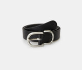 ビンテージバックルレザーベルト/Vintage buckle leather belt